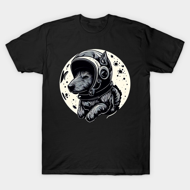 space dog T-Shirt by enzoart11